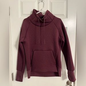 Athleta quilted funnel neck pullover
